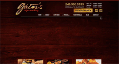 Desktop Screenshot of gatorscajuncooking.com
